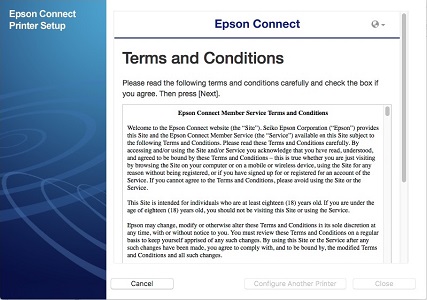 How to connect epson printer