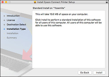 Epson Printer to a Mac 